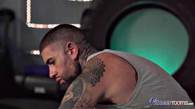 Mindful yoga with Latina teen passion