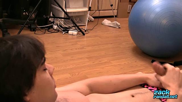 Working Out &amp;amp; Jacking Himself - Zack Randall