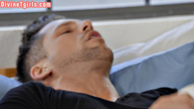 Chubby TS babe gets anal smashed by BF