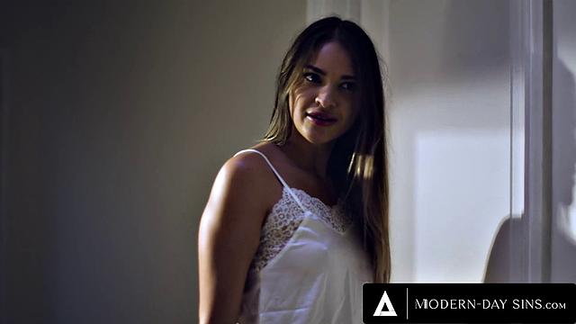 MODERN-DAY SINS - She Caught Bestie's Stepbrother Spying On Them! Gave Him What He Dreams Of