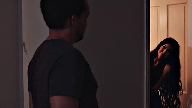 Nympho stepmom deepthroats her stepson's cock