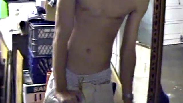 Jayden is skateboarding in his garage when he finds a porn magazine. He starts flipping through it while getting hard. Jayden strokes to the visual stimulation until he cums.