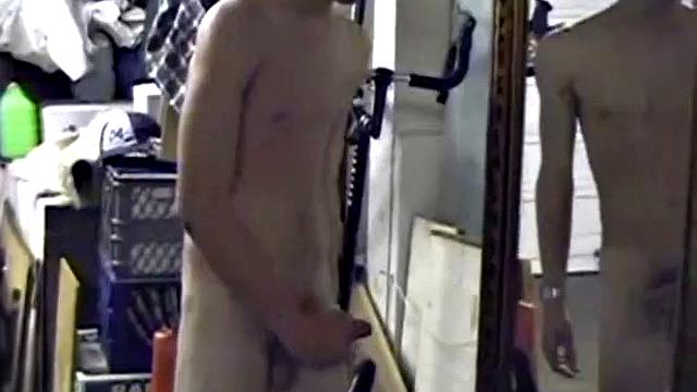 Jayden is skateboarding in his garage when he finds a porn magazine. He starts flipping through it while getting hard. Jayden strokes to the visual stimulation until he cums.