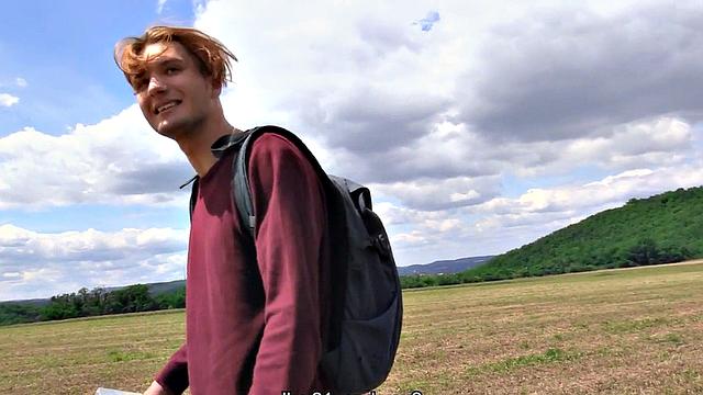 Sexy dirty gay smashed in anal by big white dick