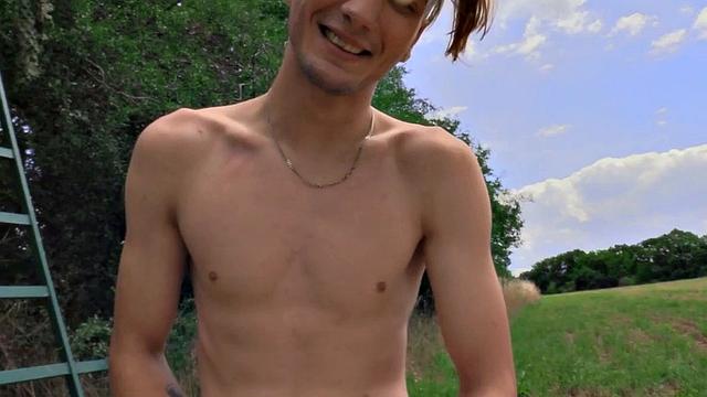 Sexy dirty gay smashed in anal by big white dick