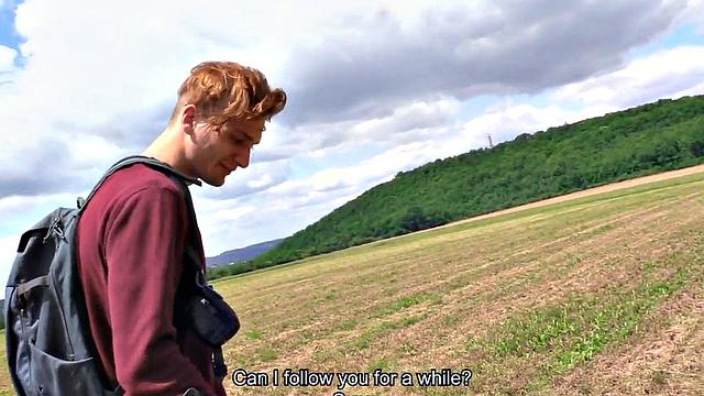 Sexy dirty gay smashed in anal by big white dick