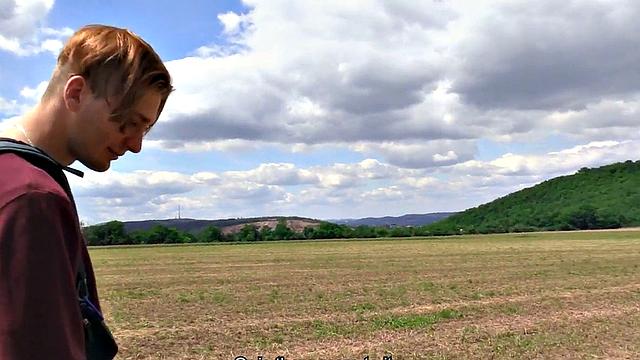 Sexy dirty gay smashed in anal by big white dick