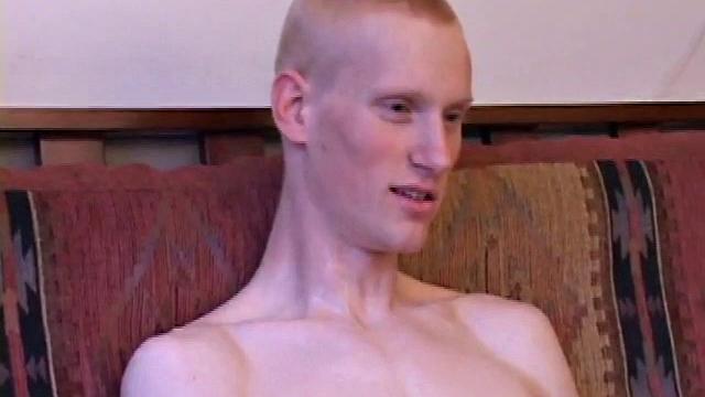 All five guys start stripping off their clothes and line themselves up for a jerk-off session. They pass the lube around and get themselves hard, while stroking their dicks. Torque and Roar unleash their cum on Kaos, before heading out.