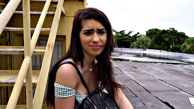 Busty Teen's Asshole Stretched