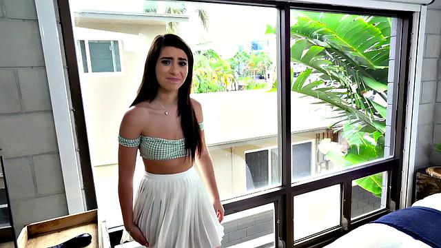 Busty Teen's Asshole Stretched