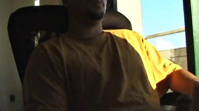 Young Tony returns for another solo session and after pulling off his pants he strokes up a hardon, while watching some porn on his computer. After beating off with determination, Tony jerks out another messy nut.