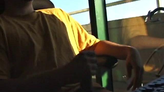 Young Tony returns for another solo session and after pulling off his pants he strokes up a hardon, while watching some porn on his computer. After beating off with determination, Tony jerks out another messy nut.