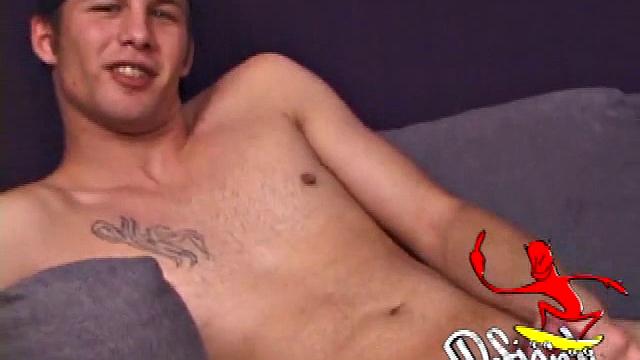 Cocky Stephan strips off his clothes and cues up a video, as he lubes and plays with his cock. After giving himself strokes, Stephan grabs his skateboard and blasts a load onto it