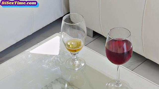 Piercedtits babe smashed in bi 3some