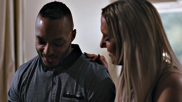 Big ass trans sucked before getting drilled in couple