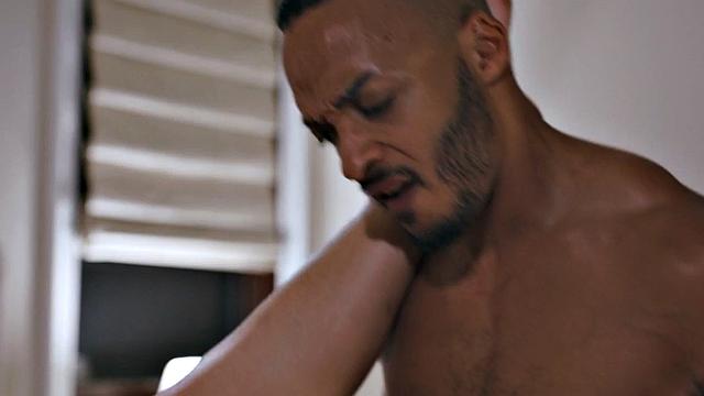 Big ass trans sucked before getting drilled in couple