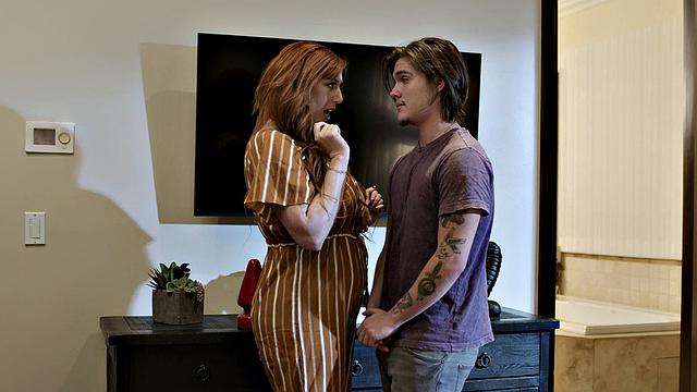 MOMMY'S BOY - Big Tits MILF Lauren Phillips Caught Stepson Investigating Her Sex Drawer