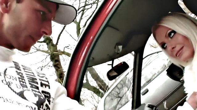 Busty DTF MILF licked and fucked in close-up by her lover