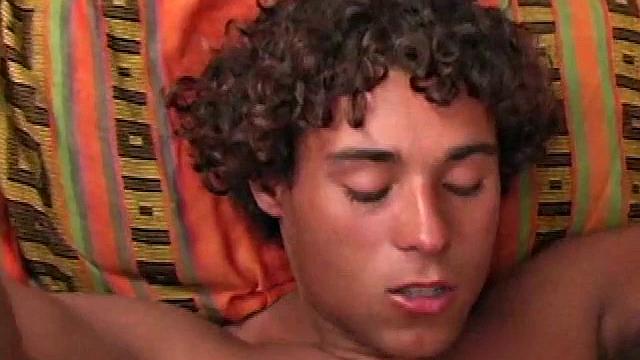 Latino Rico Vidal hunts for sex online and finds curly haired Llucas de Donas, who comes eagerly. Rico licks down Llucas' awesome body to his thick uncut cock and sucks in close-up.