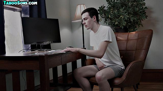 Giving stepson with bareback anal