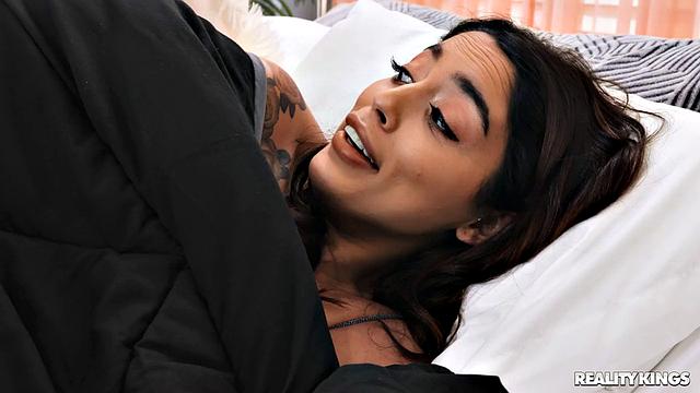 Sneaky Threesome at Party