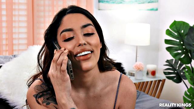 Sneaky Threesome at Party