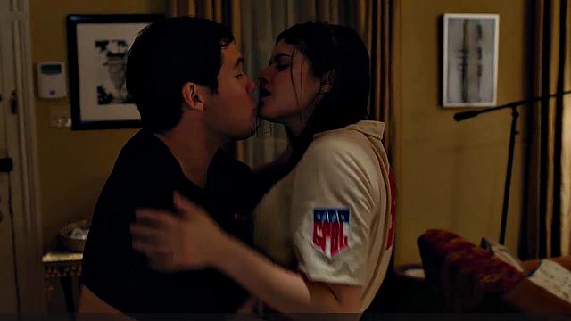 Alexandra Daddario upskirt display