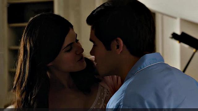 Alexandra Daddario upskirt display