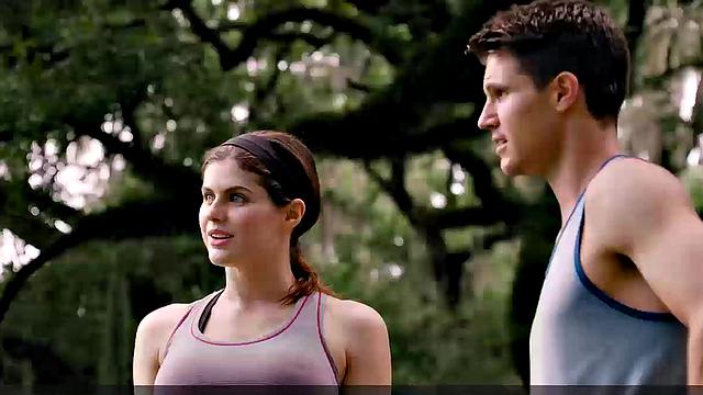 Alexandra Daddario upskirt display