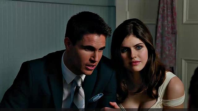 Alexandra Daddario upskirt display