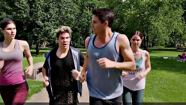 Alexandra Daddario upskirt display