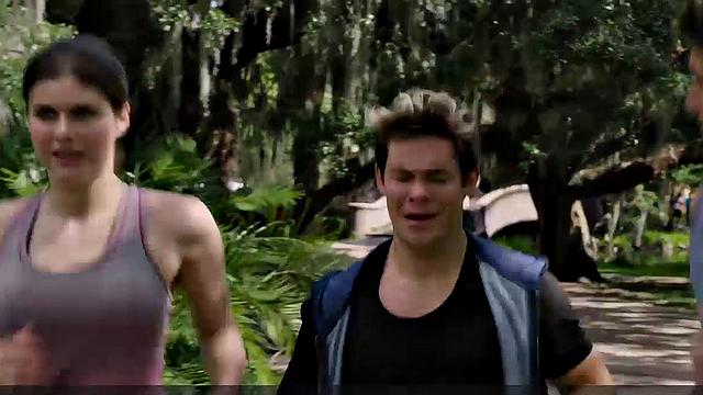 Alexandra Daddario upskirt display