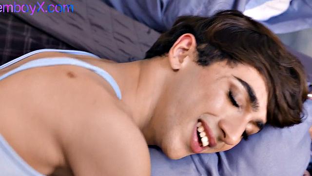 21yo femboy gets fucked in his lil asshole