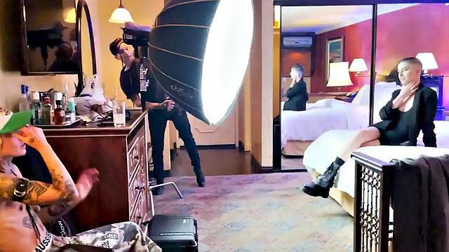 21yo MTF with tattoos enjoys foreplay with GF