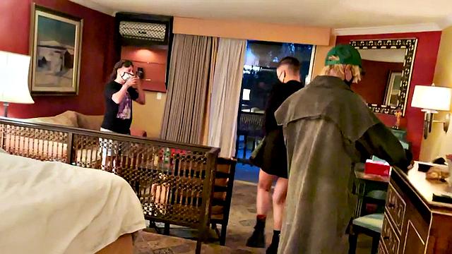 21yo MTF with tattoos enjoys foreplay with GF