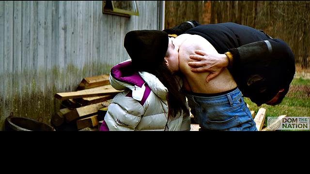 Fireworks in the sky and in her