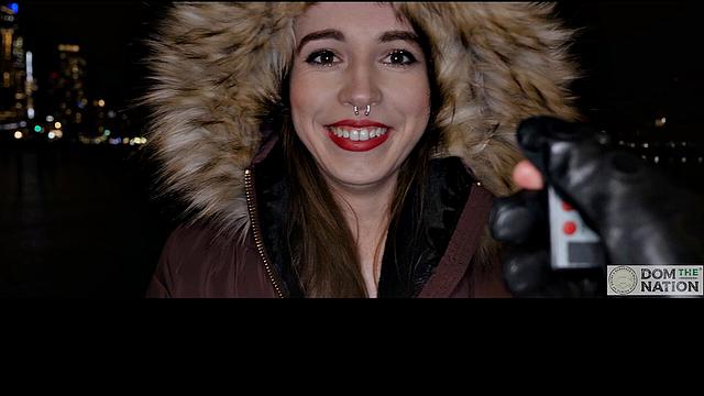 Fireworks in the sky and in her