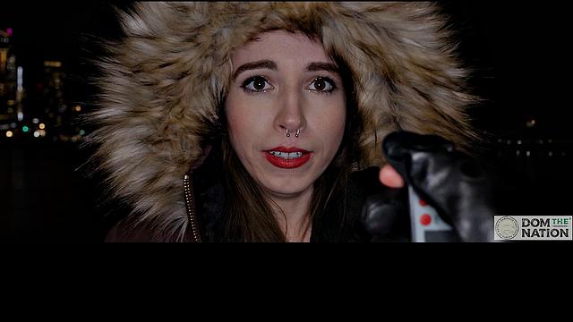 Fireworks in the sky and in her