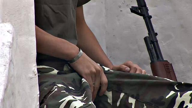 Young Latino Antonio is on guard duty and bored, so he decides to beat off. Erick catches him and soon has his hard dick out. The horny bottom makes it clear he wants Antonio's big raw cock up.