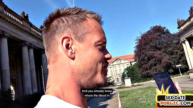 Real public MILF with tattoos fucked outdoors by sex date