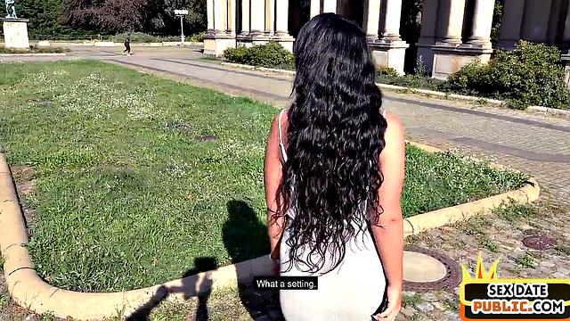 Real public MILF with tattoos fucked outdoors by sex date