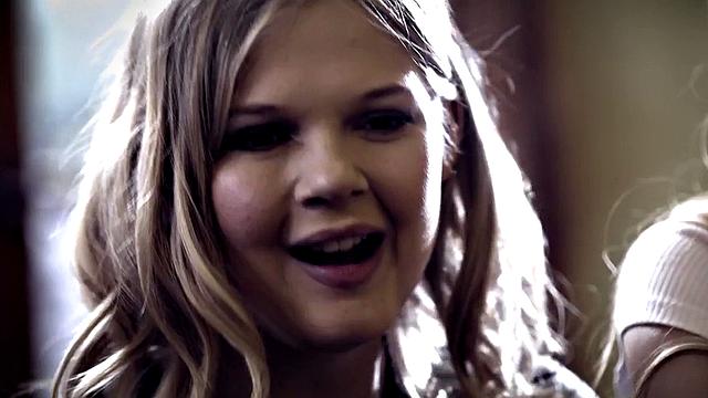 Stepdaughter fucked by stepfather in threesome in pussy