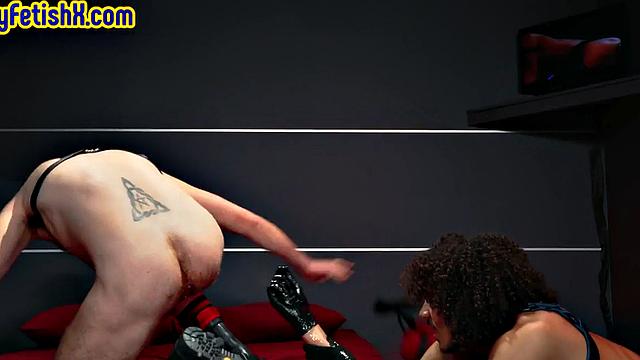 Ripped hunk assfisted and anally gaped