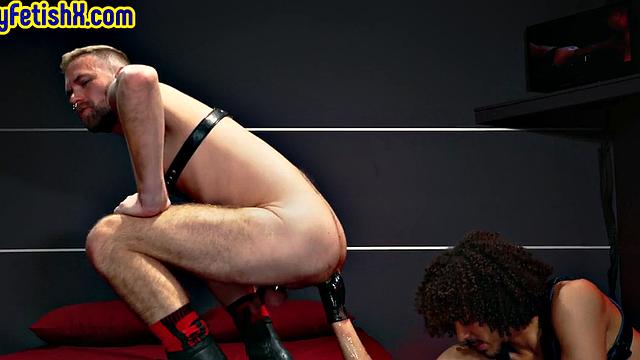 Ripped hunk assfisted and anally gaped