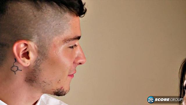 70-year-old Mandy and a young student