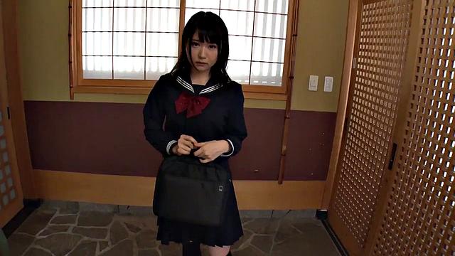 Real Asian POV blowjob with sexy Nozomi Momoki