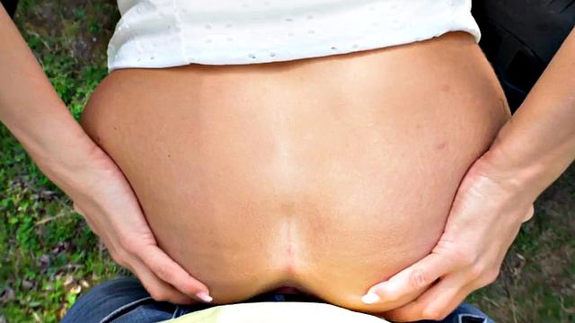 Picked up hitchhiking for free ride in POV