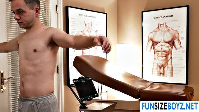 Fucking my friend's ass while on duty in the clinic