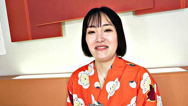 Hana Kawamura is in a threesome sucking and fucking two men