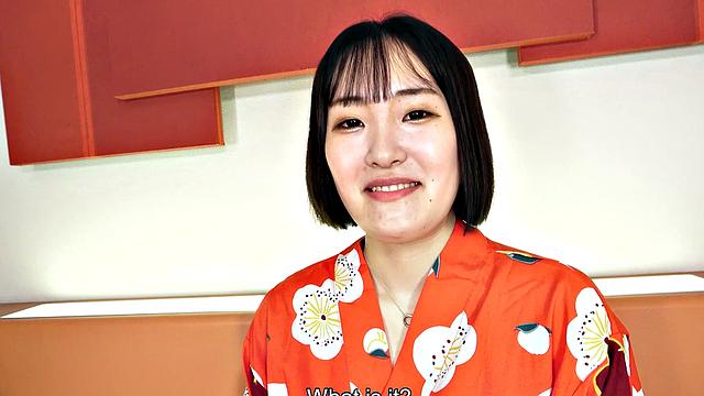 Hana Kawamura is in a threesome sucking and fucking two men